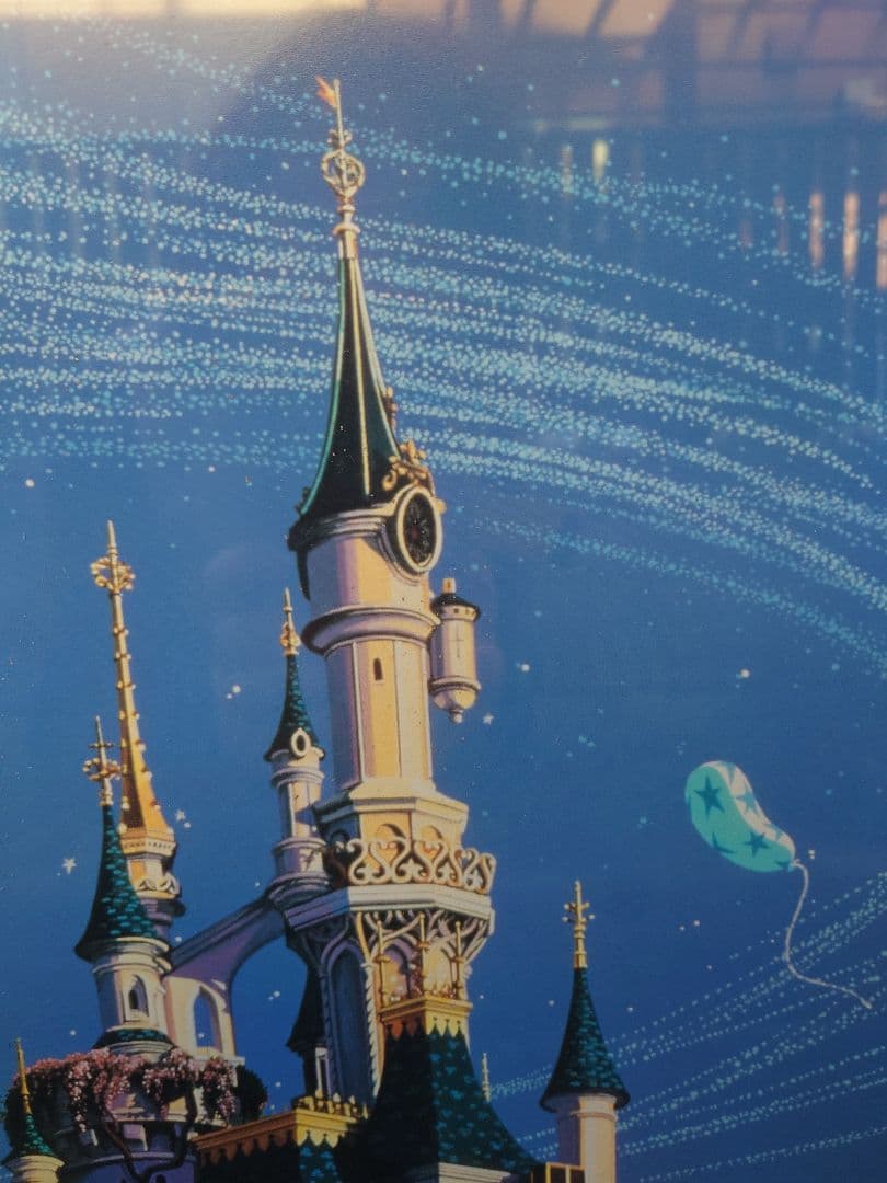 ヒロ・ヤマガタ　ユーロディズニー　額入りポスター