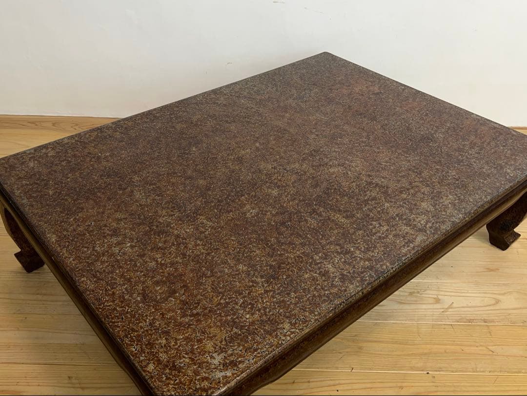 座卓　テーブル　漆仕上げ　M082　古道具　古家具　ビンテージ　アンティーク