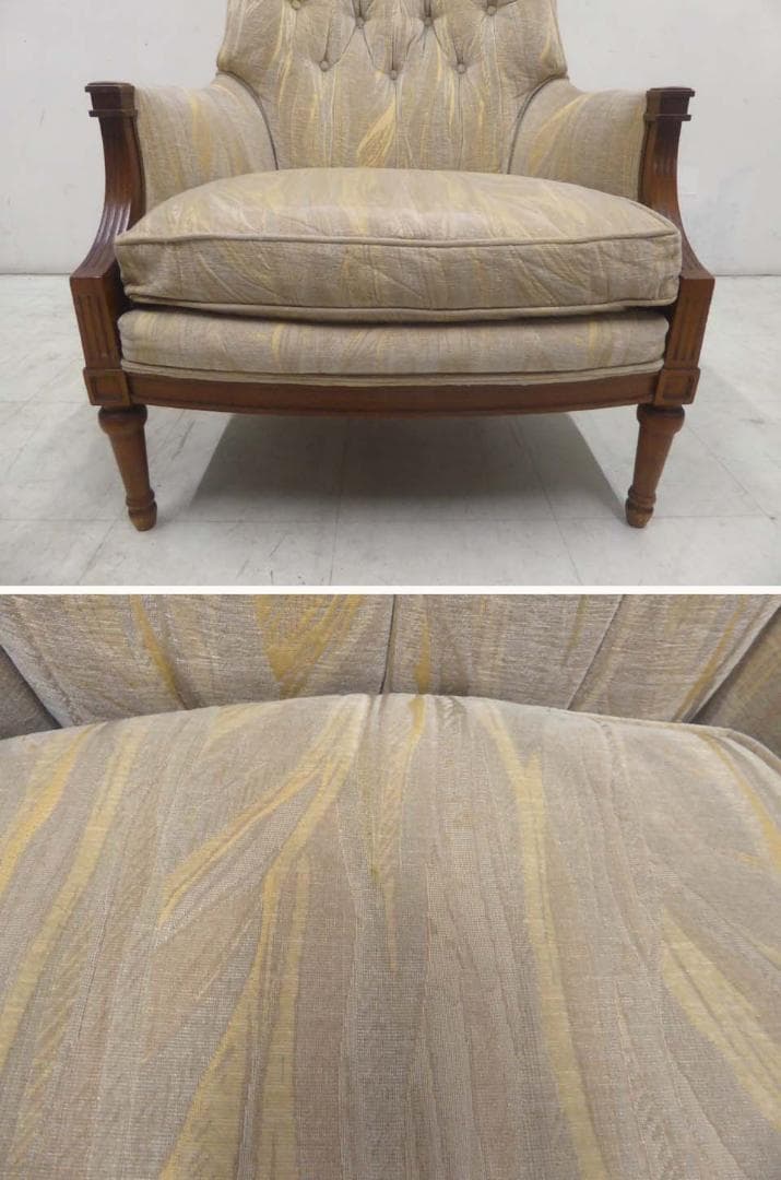 ドレクセル ヘリテイジ ビンテージ UPHOLSTERY 1P ラウンジソファ