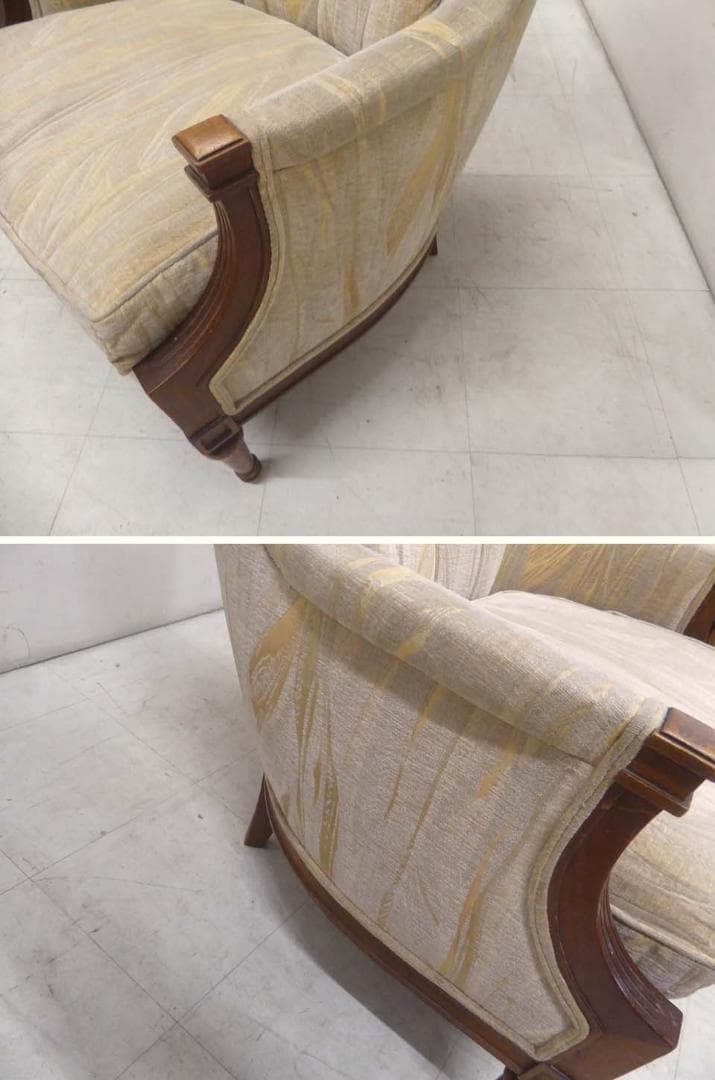 ドレクセル ヘリテイジ ビンテージ UPHOLSTERY 1P ラウンジソファ