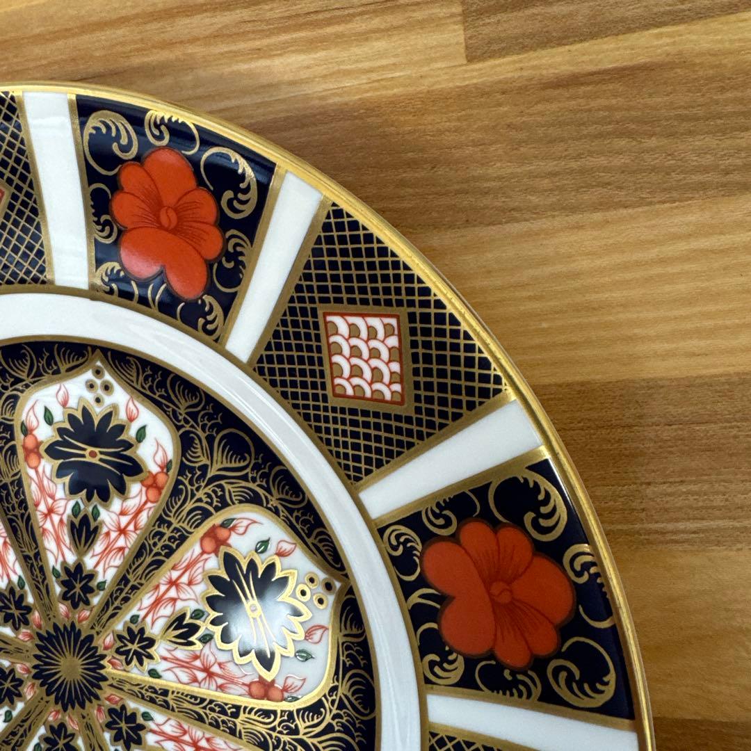 ★紫様★3枚おまとめロイヤルクラウンダービー　オールドイマリ伊万里④⑤⑥約22㎝