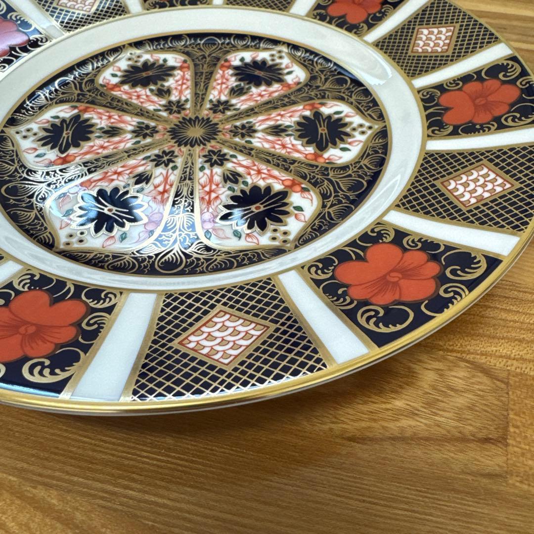 ★紫様★3枚おまとめロイヤルクラウンダービー　オールドイマリ伊万里④⑤⑥約22㎝