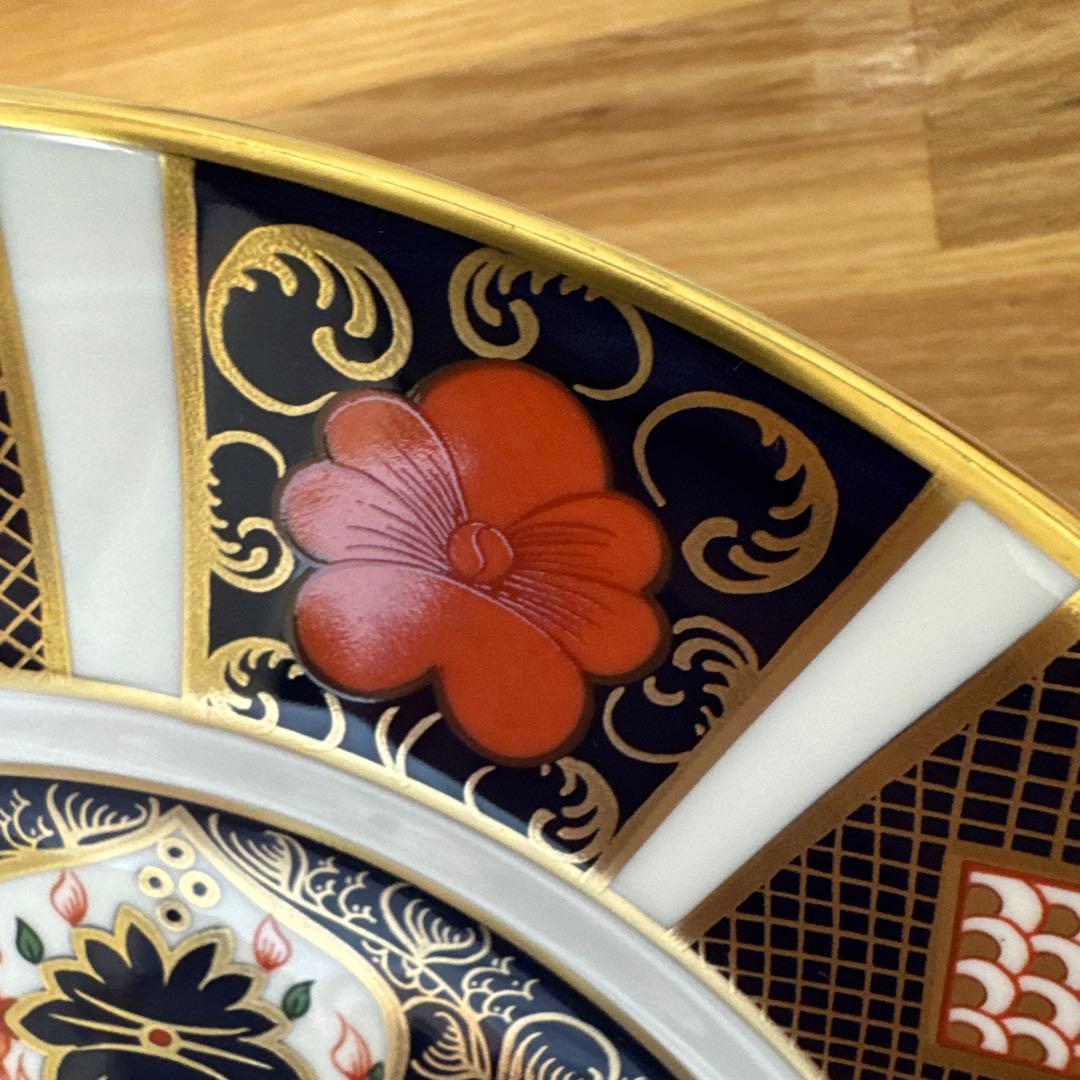 ★紫様★3枚おまとめロイヤルクラウンダービー　オールドイマリ伊万里④⑤⑥約22㎝