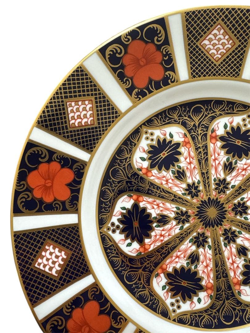 ★紫様★3枚おまとめロイヤルクラウンダービー　オールドイマリ伊万里④⑤⑥約22㎝