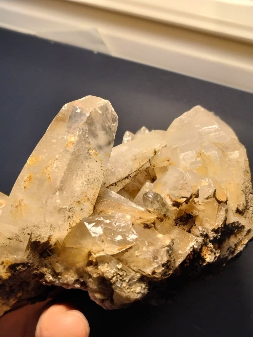 長野県　天然水晶　栗生水晶山産　水晶　原石　192グラム　早い者勝ち