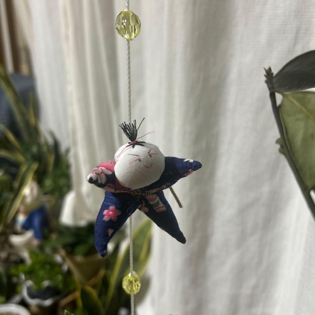 壁掛け吊るし飾り ハンドメイド さるぼぼ インテリア つるし飾り 正月