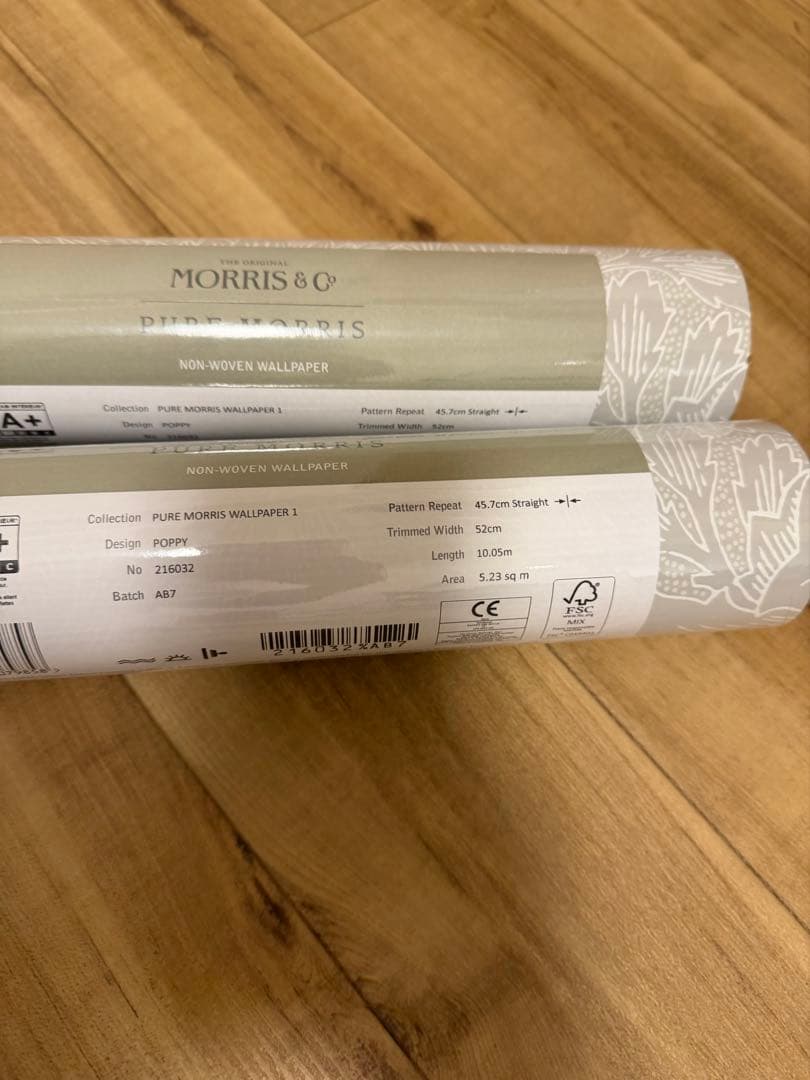 新品　未開封　モリス　ウィリアムモリス　おしゃれ壁紙　DIY　イギリス　北欧