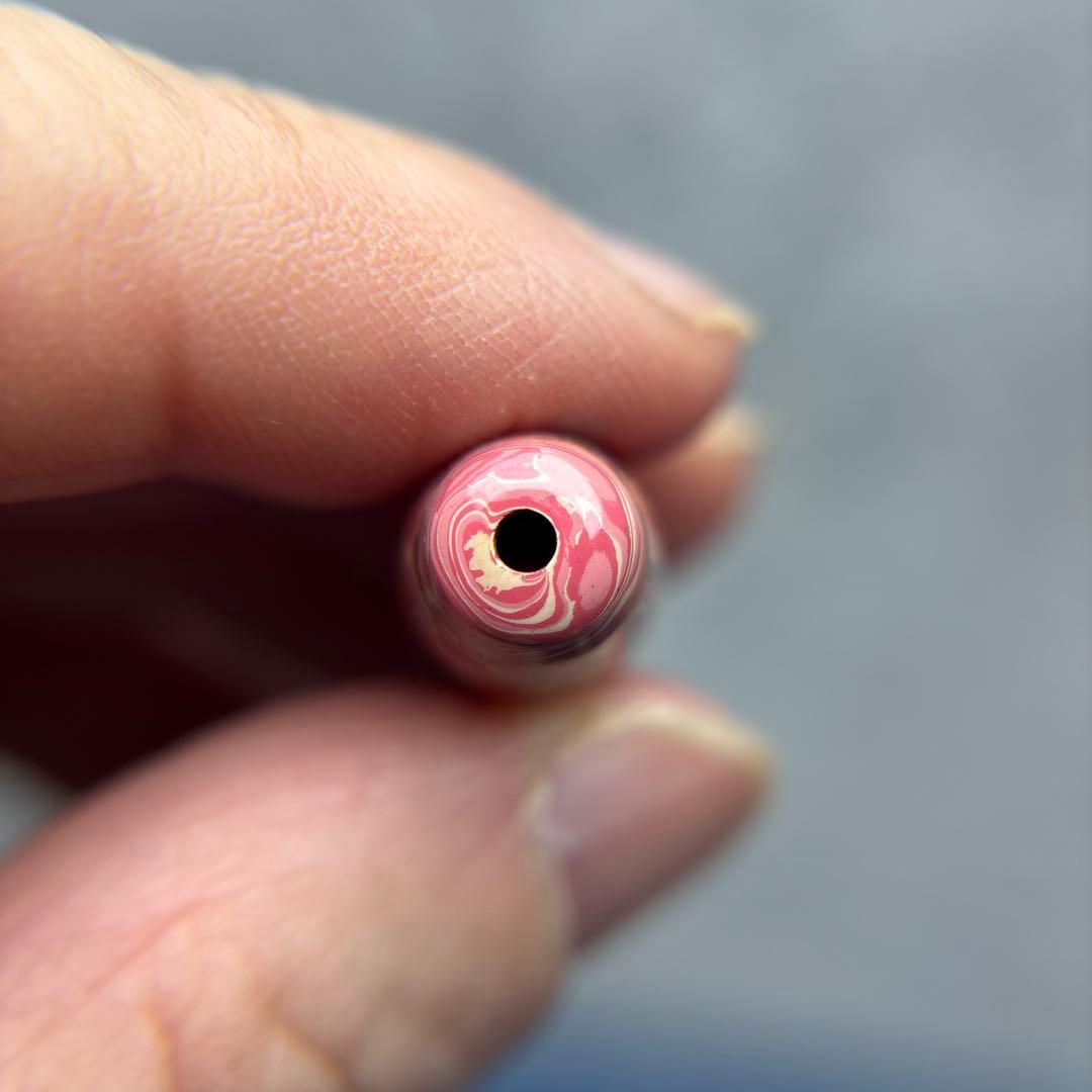 漆オパール天珠　四眼銅線天珠　12-76