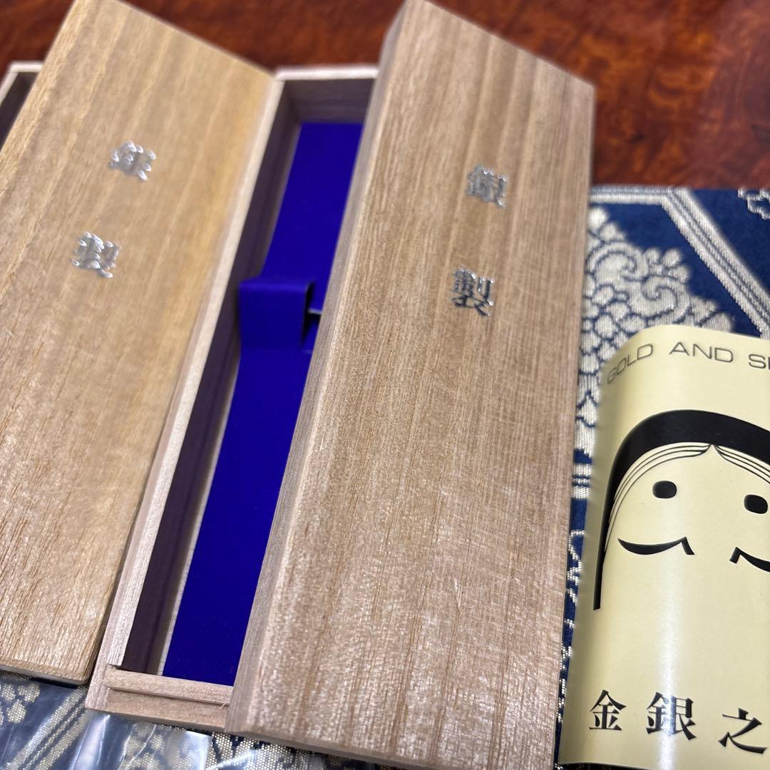 R*J様 銀製スプーンセット 3本木製ボックス付き 2セット