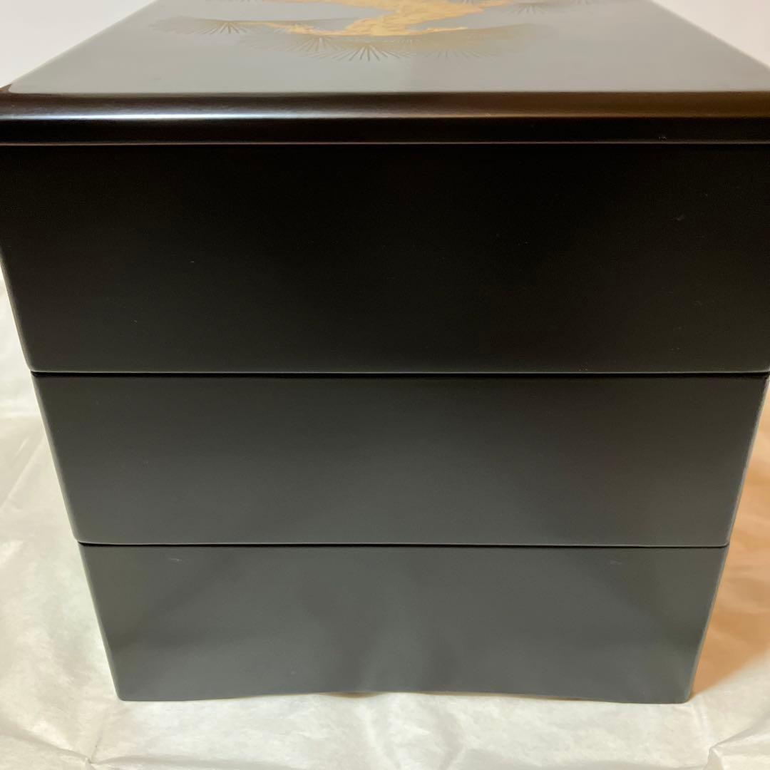 会津塗　三段重