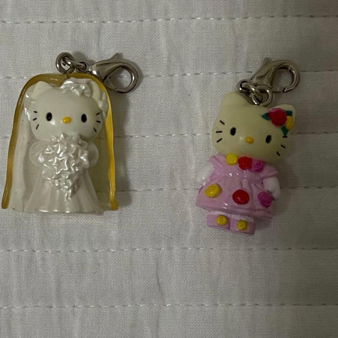 キティ チャーム ウエディングドレス 2005年 レトロ レア 平成 根付け