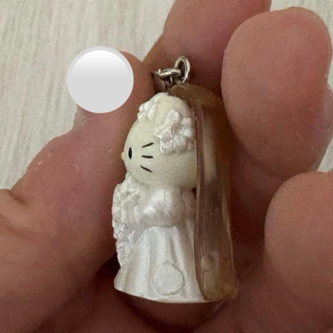 キティ チャーム ウエディングドレス 2005年 レトロ レア 平成 根付け