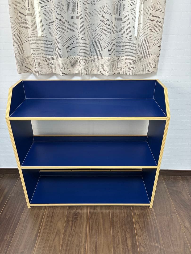 ①木製モダンシェルフ　収納棚のみ出品　本　チェスト　カラーボックス