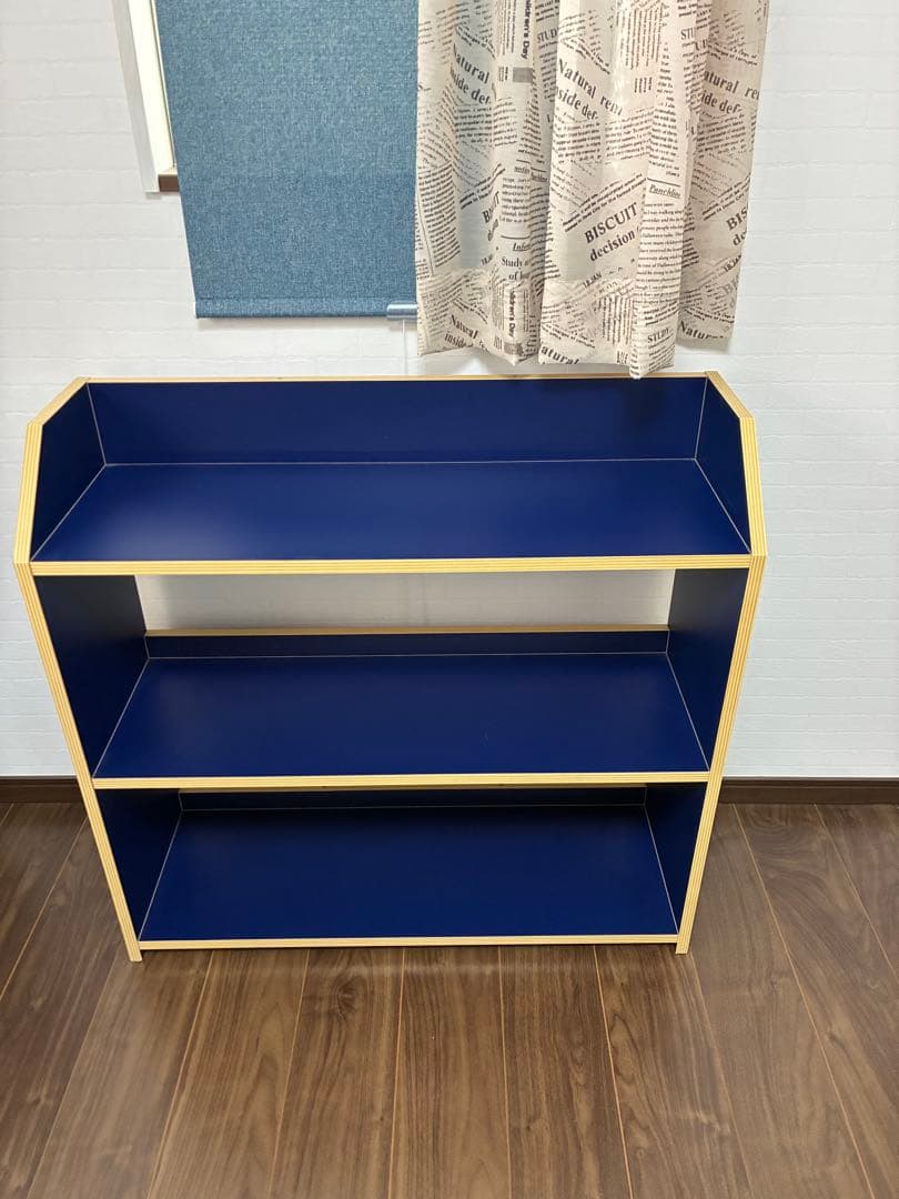 ①木製モダンシェルフ　収納棚のみ出品　本　チェスト　カラーボックス