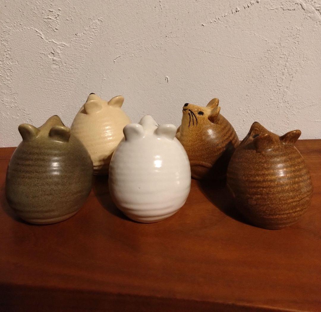 リサラーソンネズミの置物5個セット