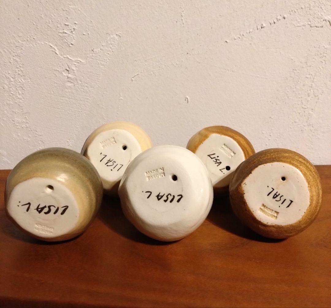 リサラーソンネズミの置物5個セット