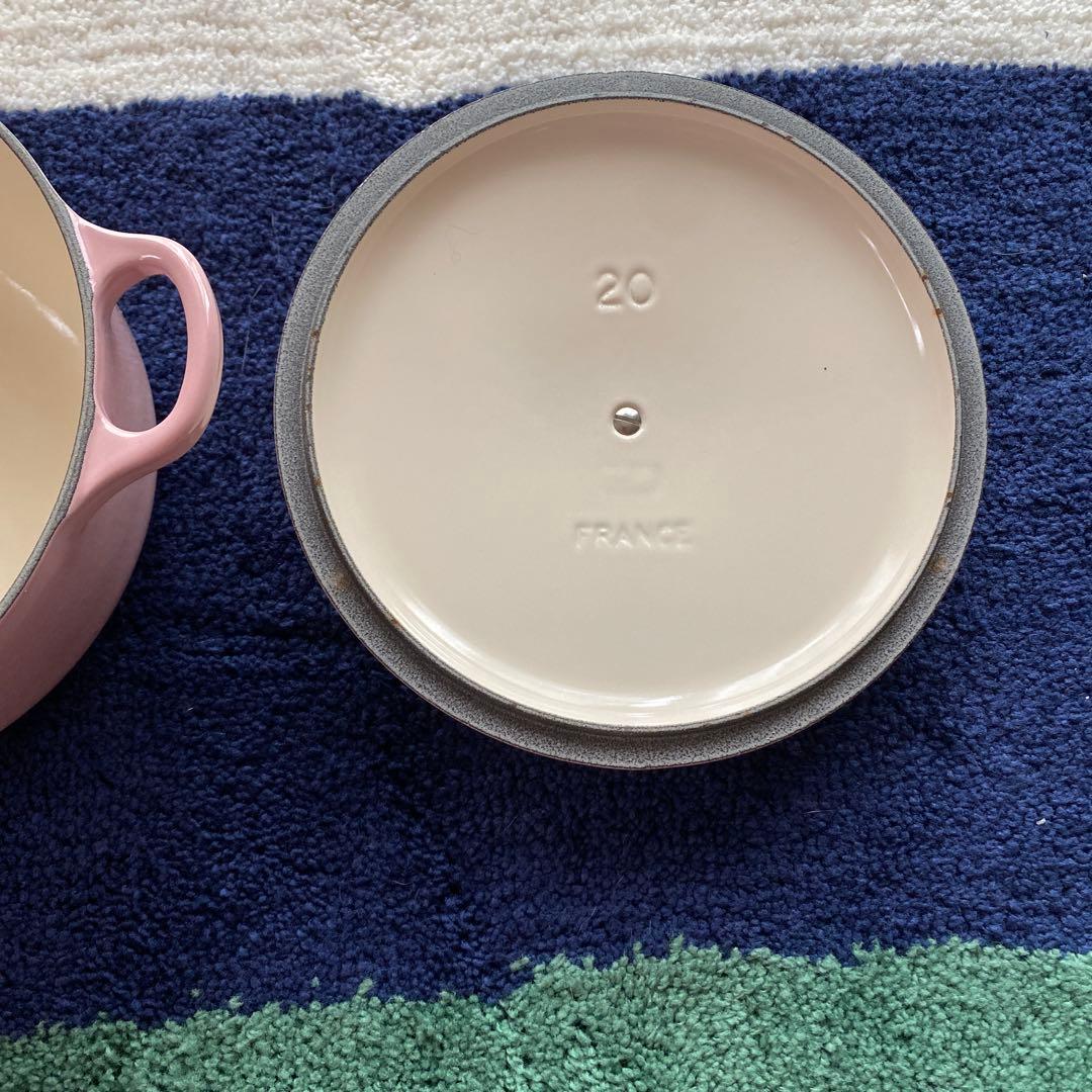 LE CREUSET 両手鍋 20cm ピンク