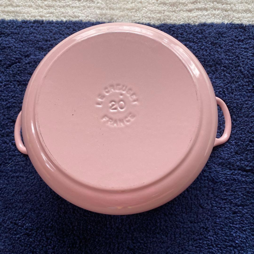 LE CREUSET 両手鍋 20cm ピンク