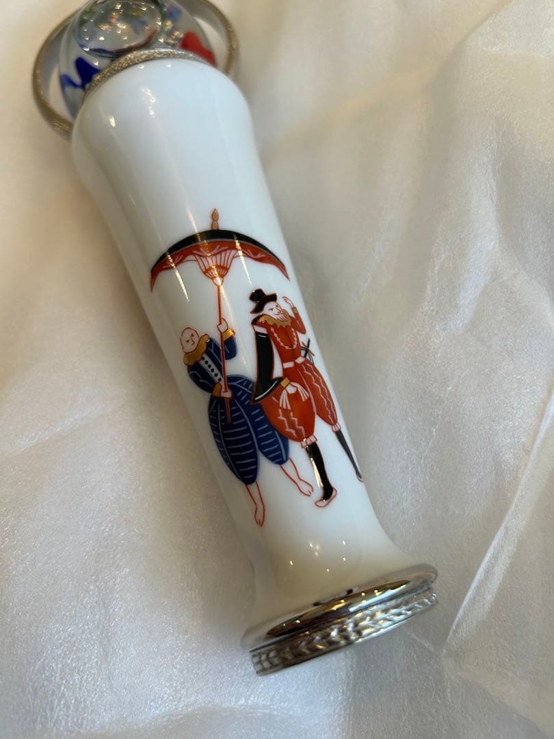 値下げしました！香蘭社　オイルタイプ有田焼　万華鏡　オランダ人柄