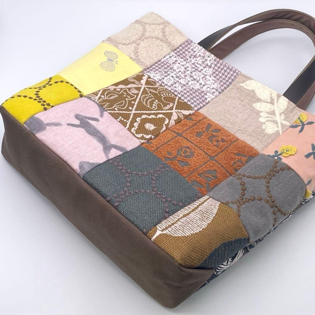 ㊾ミナペルホネン*パッチワーク トートバッグ ハンドメイド