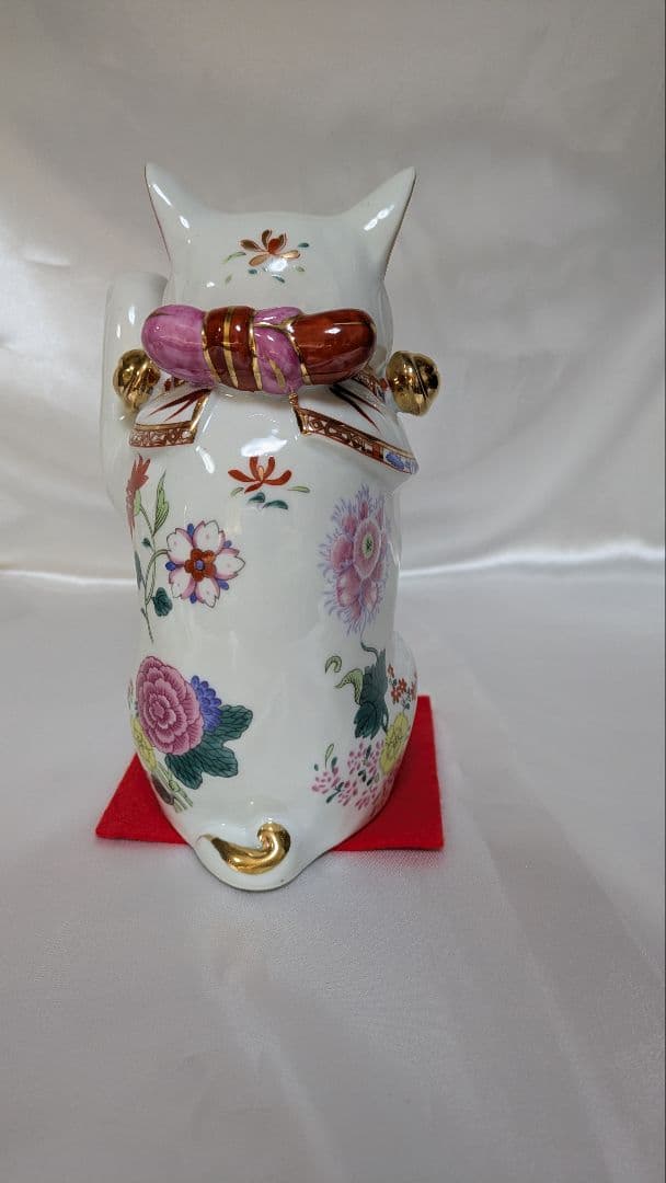 復刻版 マイセン写し招き猫 中サイズ