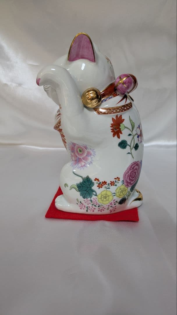 復刻版 マイセン写し招き猫 中サイズ