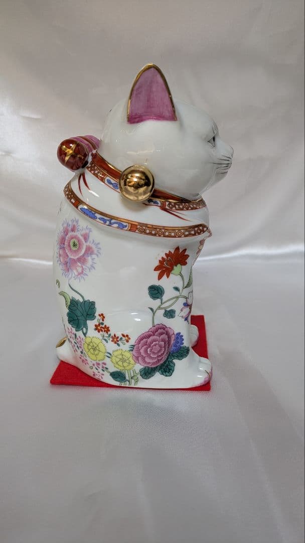 復刻版 マイセン写し招き猫 中サイズ