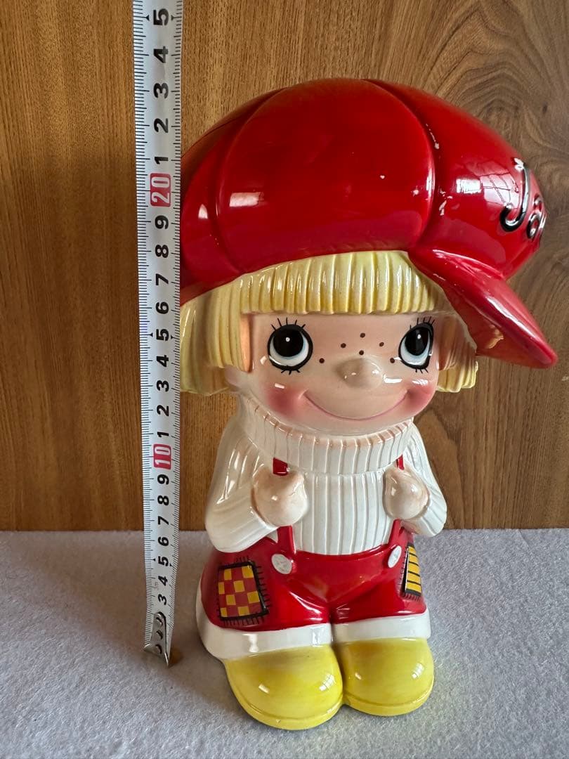 内藤ルネ　ジャッキー 昭和レトロ 陶器　貯金箱　置物