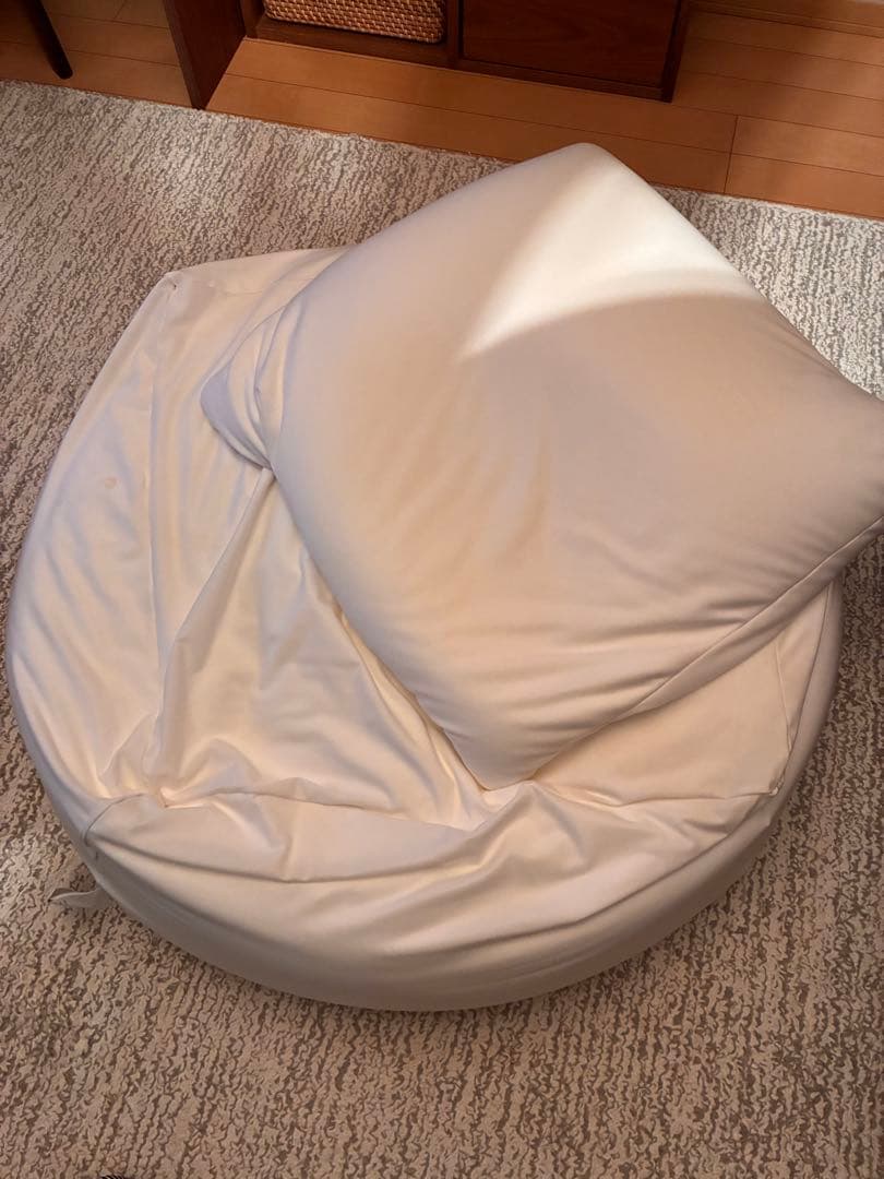 無印良品　体にフィットするソファ+クッション　 本体+カバー＋ビーズクッション