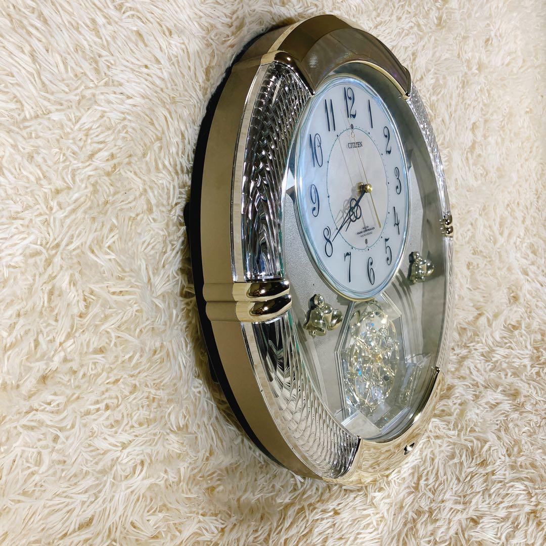 シチズン　電波時計　掛け時計　からくり時計　パルミューズルミエル