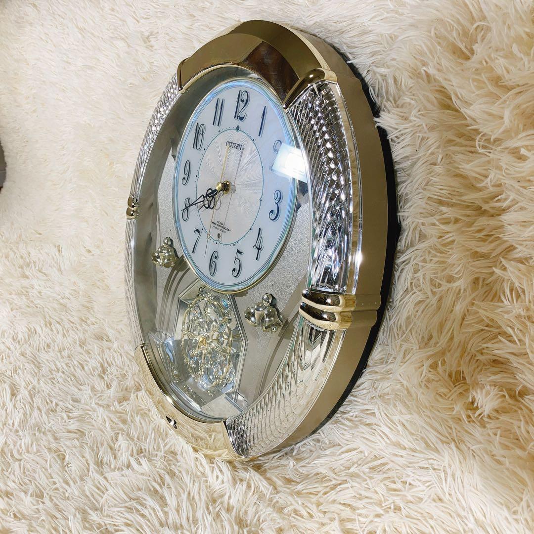 シチズン　電波時計　掛け時計　からくり時計　パルミューズルミエル