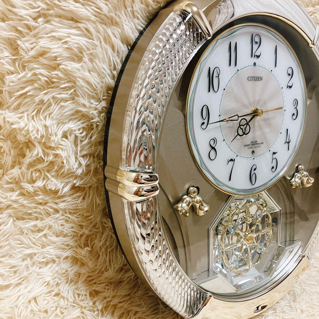 シチズン　電波時計　掛け時計　からくり時計　パルミューズルミエル