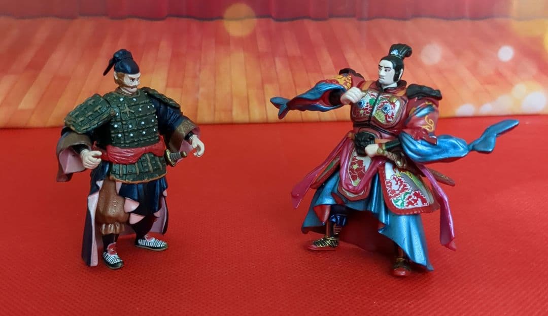 海洋堂 三国志 フィギュアコレクション 第壱集 張飛翼徳＆呂布奉先
