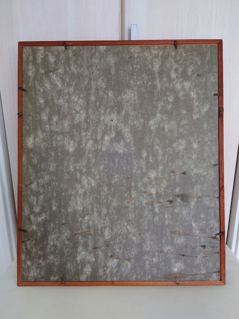 「片瀬剛志」花瓶に入ったバラの油彩画　F6号　真作