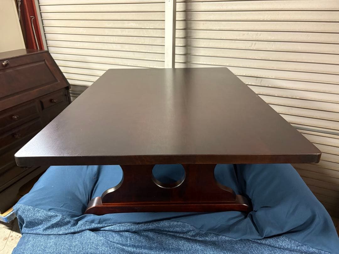 ☆GE232【中古品】北海道民芸 折り畳みテーブル 幅106cm 奥70cm