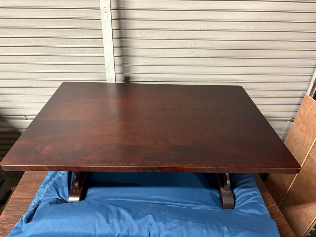 ☆GE232【中古品】北海道民芸 折り畳みテーブル 幅106cm 奥70cm