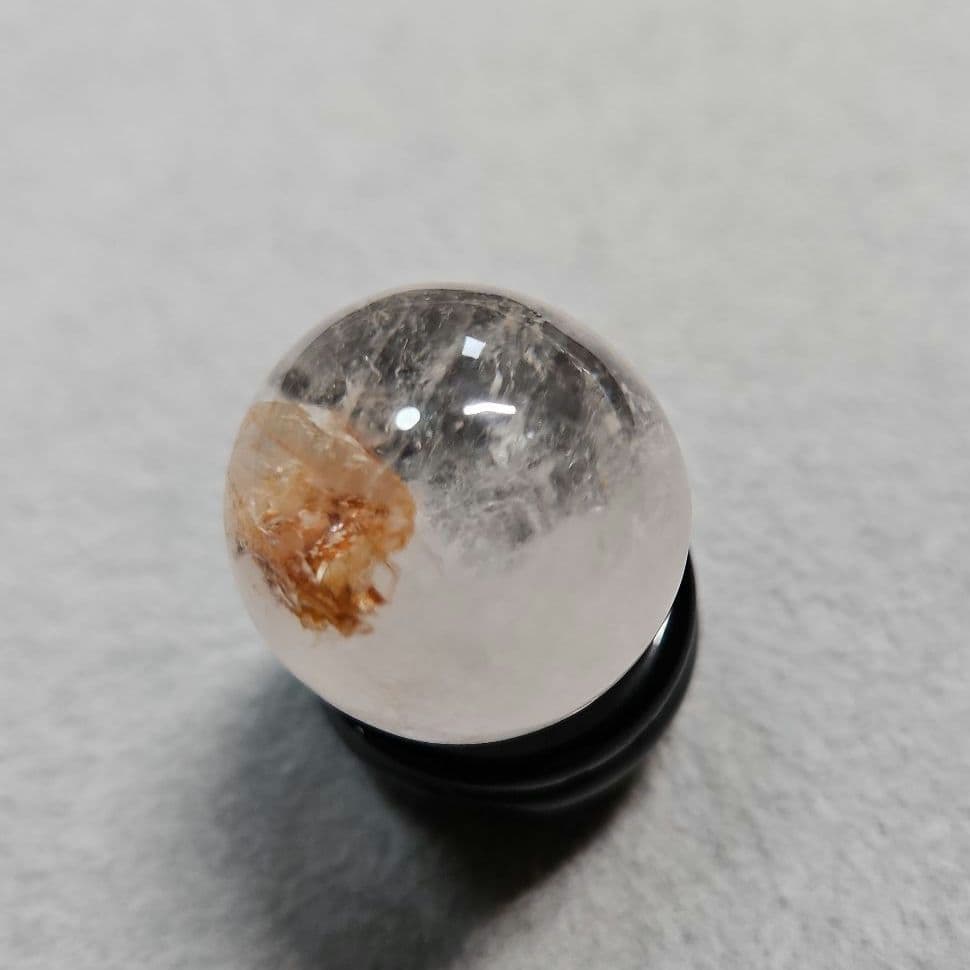 〔特価〕クォーツインクォーツ 27.5mm スフィア ライモナイト入り