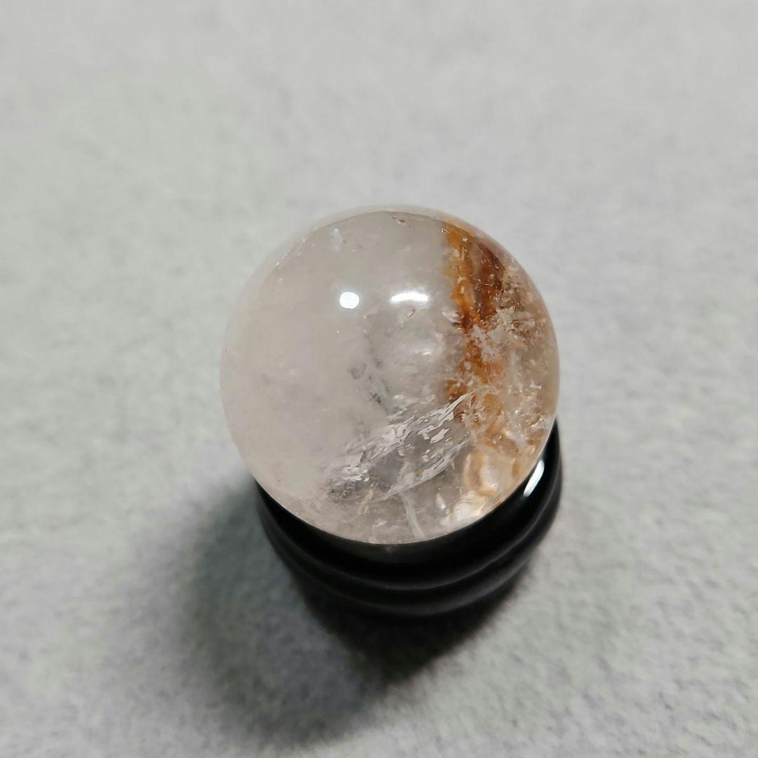 〔特価〕クォーツインクォーツ 27.5mm スフィア ライモナイト入り