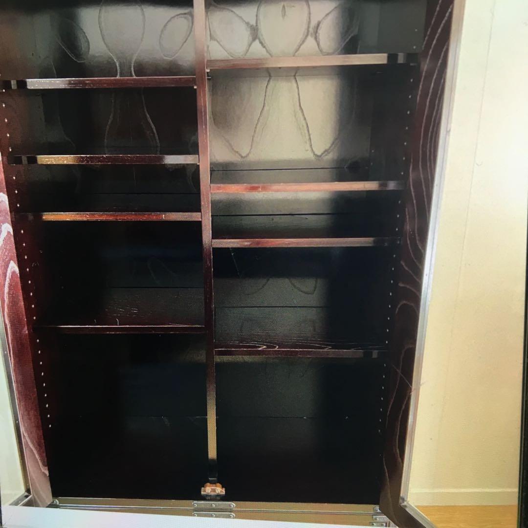 ■展示品■民芸家具■最高級■民芸■鉄金具■和モダン■書棚/キャビネット/本棚■