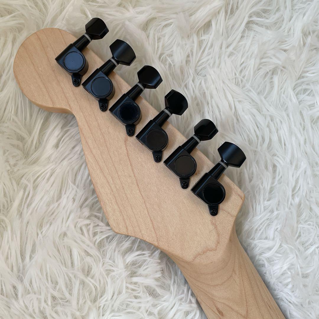 SELDER CUSTOM マットブラック エレキギター ストラトキャスター