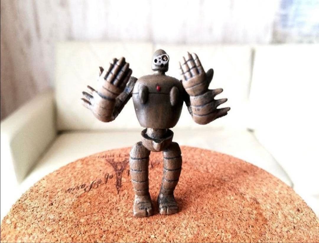 天空の城ラピュタ　ジオラマセット　ロボット兵 城　フィギュア　アクアリウム　♦１