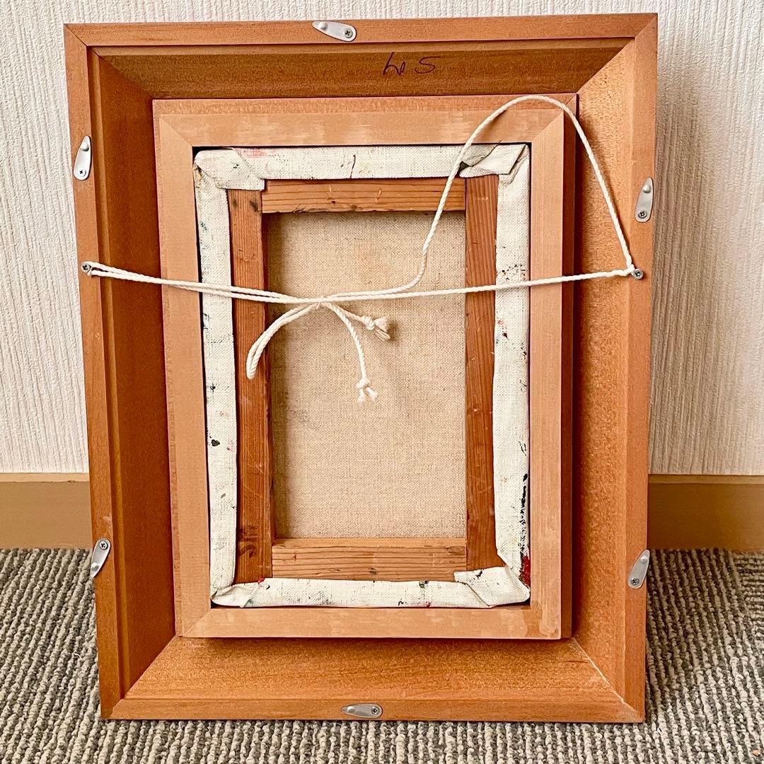 油彩画　花　長谷川ゆき