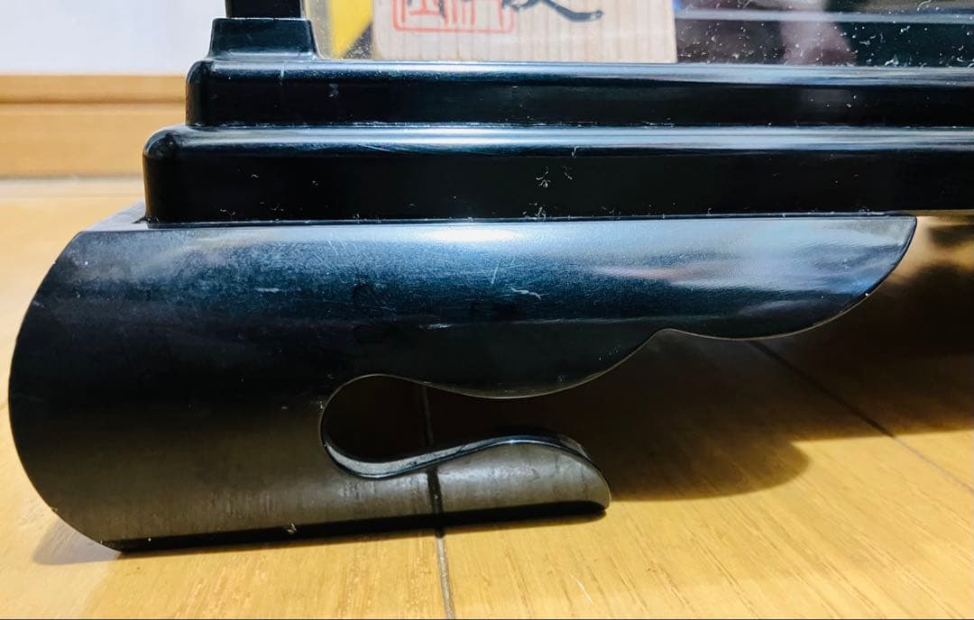 五月人形 伝統的な武士の衣装　橋弁慶 清宝作　日本人形 　ガラスケース付き