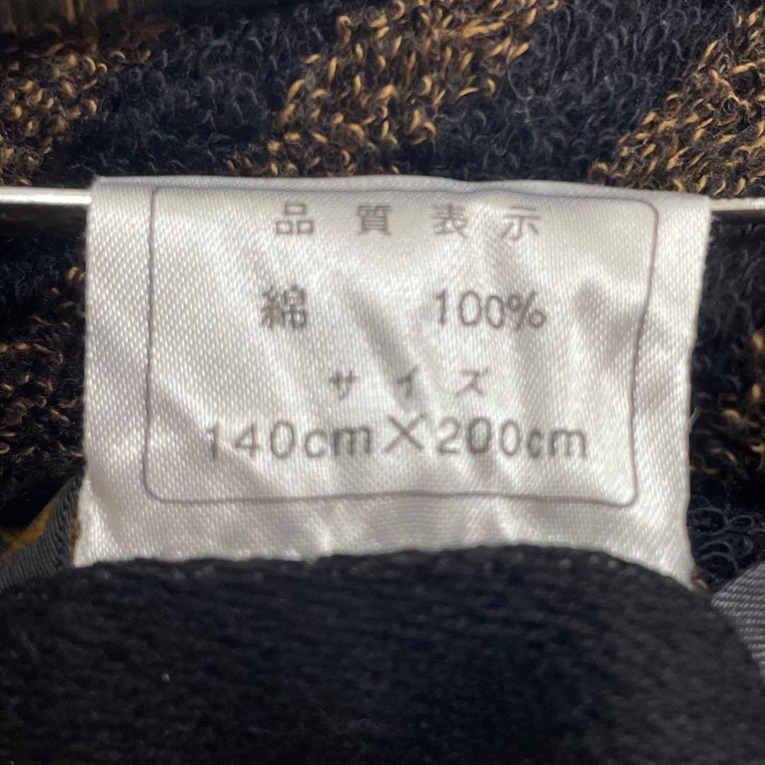 未使用】 FENDI フェンディ タオルケット ズッカ柄 総柄 ブラウン