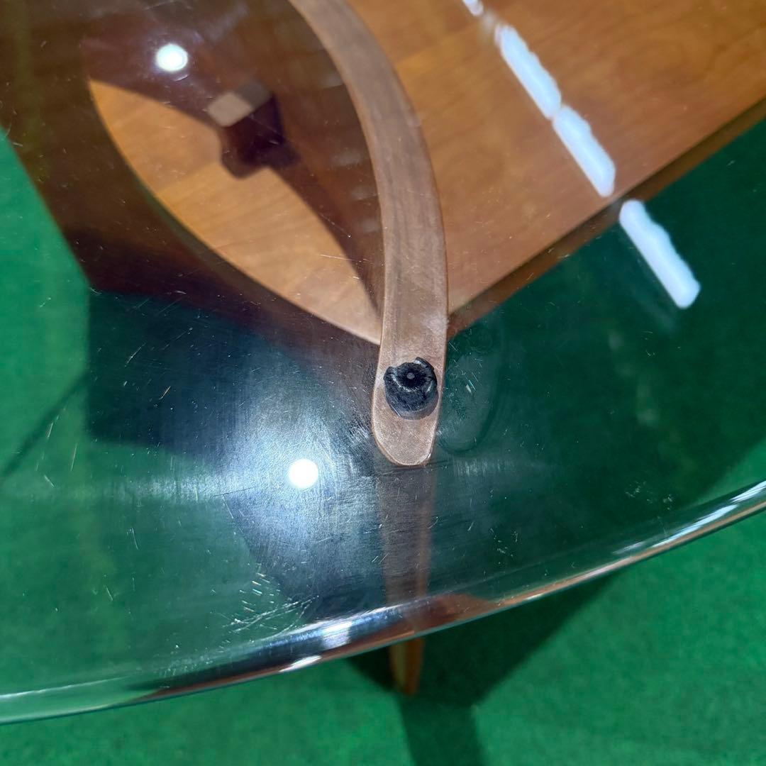 HUKLA ガラス センターテーブル モダン 楕円形 M015