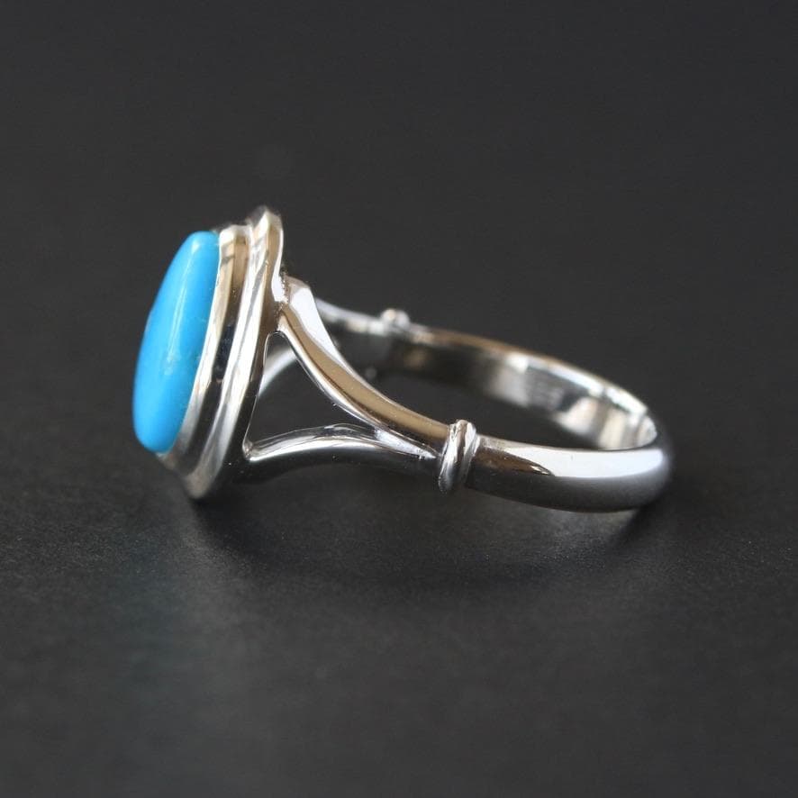 アリゾナ州キングマンターコイズ　リング　Silver925／13.5号