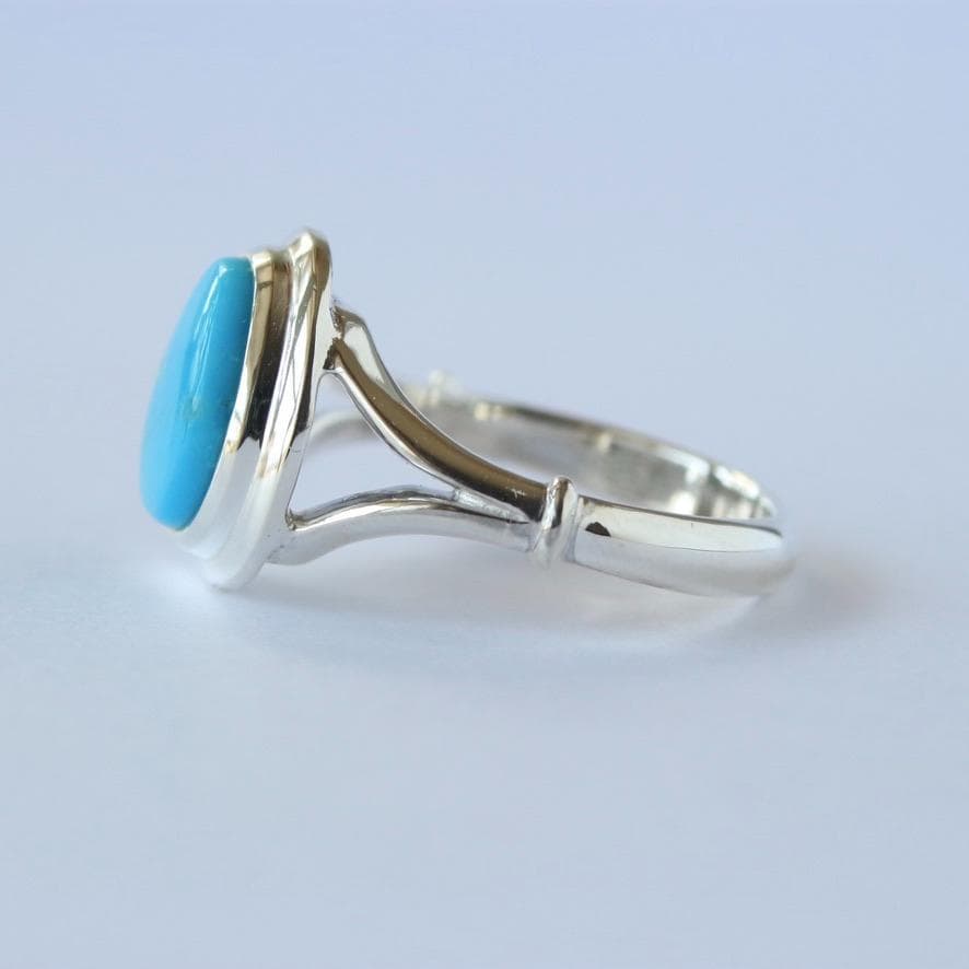 アリゾナ州キングマンターコイズ　リング　Silver925／13.5号