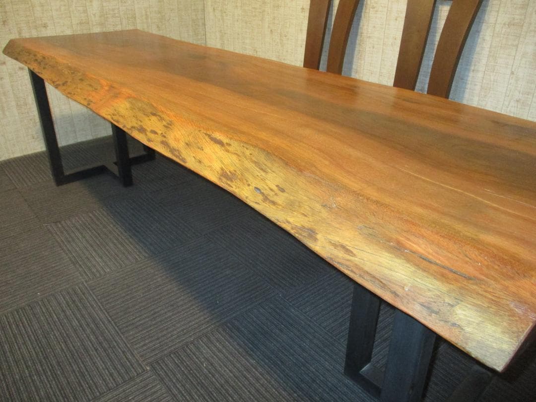 # 1232■　オカン　テーブル　カウンター　ダイニング　座卓　一枚板　天板