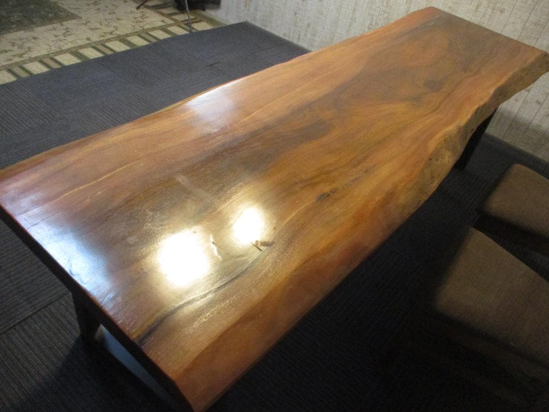 # 1232■　オカン　テーブル　カウンター　ダイニング　座卓　一枚板　天板