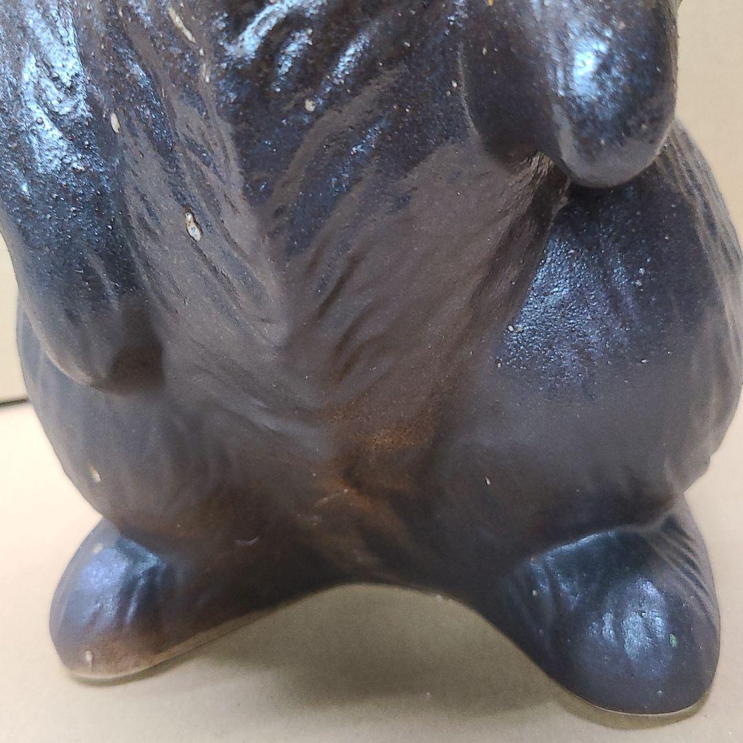 めりぃ 信楽焼 うさぎ置物 高さ３５cm